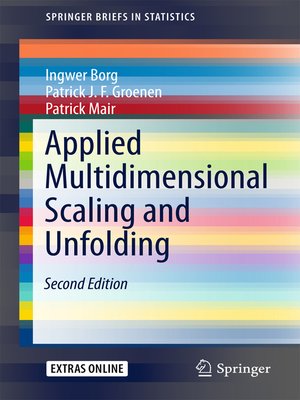 cover image of Applied Multidimensional Scaling and Unfolding